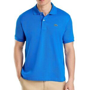 Lacoste Men's Original Classic Fit Polo L.12.12 Petit Pique Cotton SS Shirt Blue